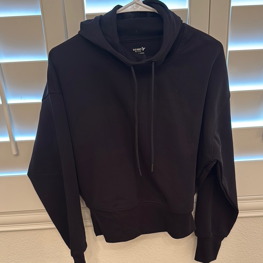 Old Navy Black Pullover Hoodie